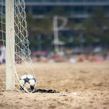 REDES BALIZA FUTEBOL PRAIA LINHA OURO