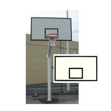 POSTE DE BASQUETEBOL COMPLETO C/TABELA MDF