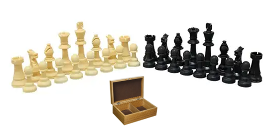 Jogo de xadrez em resina praia