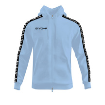 SWEATSHIRT GIVOVA COM CAPUZ E FECHO