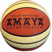 BOLA DE BASQUETEBOL ESCOLAR AMAYA BORRACHA CELULAR