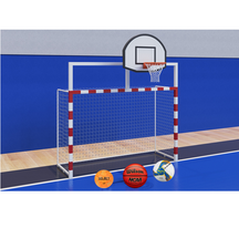 BALIZA DE ANDEBOL/FUTSAL COM TABELA DE BASQUETEBOL