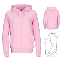SWEATSHIRT SENHORA COM CAPUZ E FECHO BONDI
