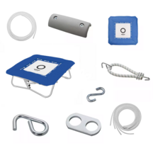 PEÇAS REPOSIÇÃO MINITRAMPOLIM EUROTRAMP 112X112 ELÁSTICOS